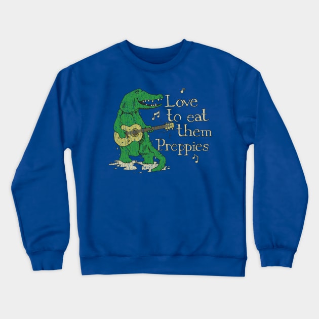 Love to Eat Them Preppies 1981 Crewneck Sweatshirt by JCD666